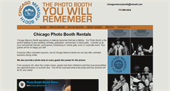 Desktop Screenshot of chicagomemorybooth.com